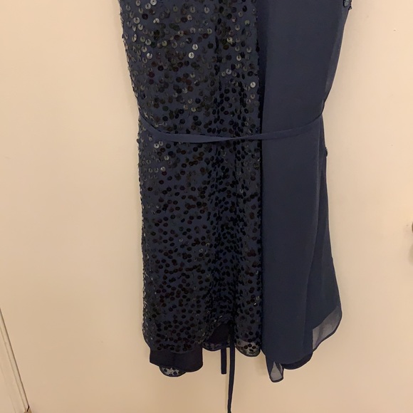 French Connection Blue Sequin Dress - Picture 13 of 16